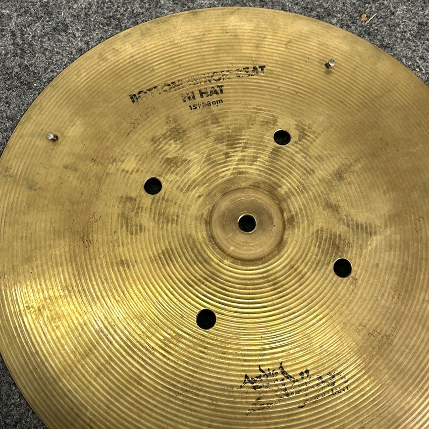 Used Zildjian A Custom Quick Beat Hi Hats w/Rivets 15" 1355/1460 grams - Good - Drum Center Of Portsmouth