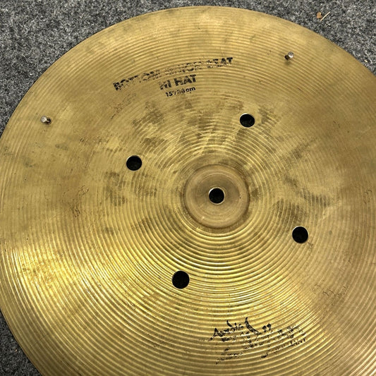 Used Zildjian A Custom Quick Beat Hi Hats w/Rivets 15" 1355/1460 grams - Good - Drum Center Of Portsmouth