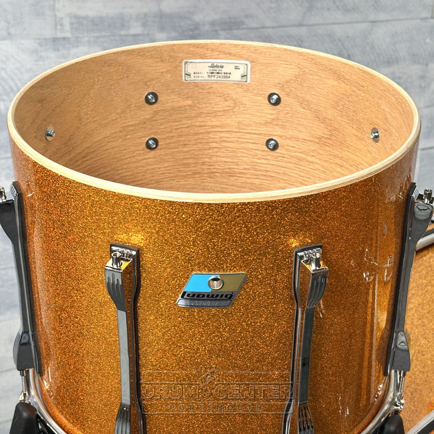 Ludwig Classic Oak 4pc 'Gold Monster' Drum Set - Drum Center Of Portsmouth