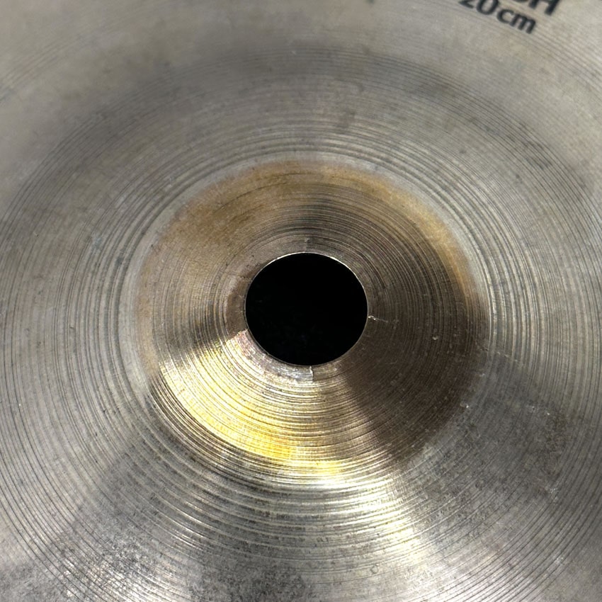 Used Zildjian A Custom Splash Cymbal 8" (Cracked) - Fair - Drum Center Of Portsmouth