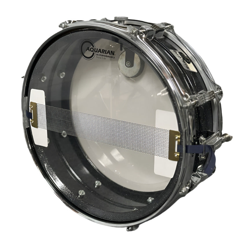 Used Vintage Ludwig Acrolite 1970s Snare Drum 14x5 Black Galaxy - Good - Drum Center Of Portsmouth