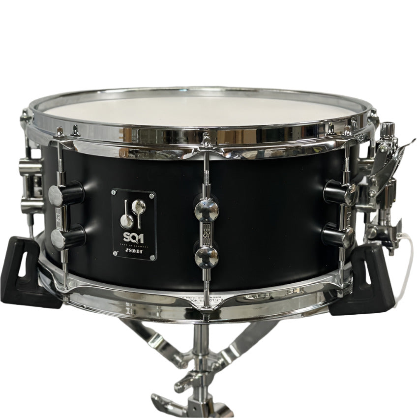 Used Sonor SQ1 Snare Drum 13x6 Black - Very Good - Drum Center Of Portsmouth