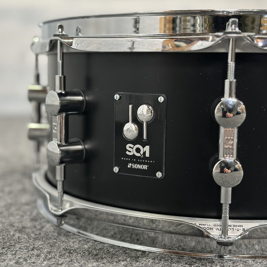 Used Sonor SQ1 Snare Drum 13x6 Black - Very Good - Drum Center Of Portsmouth