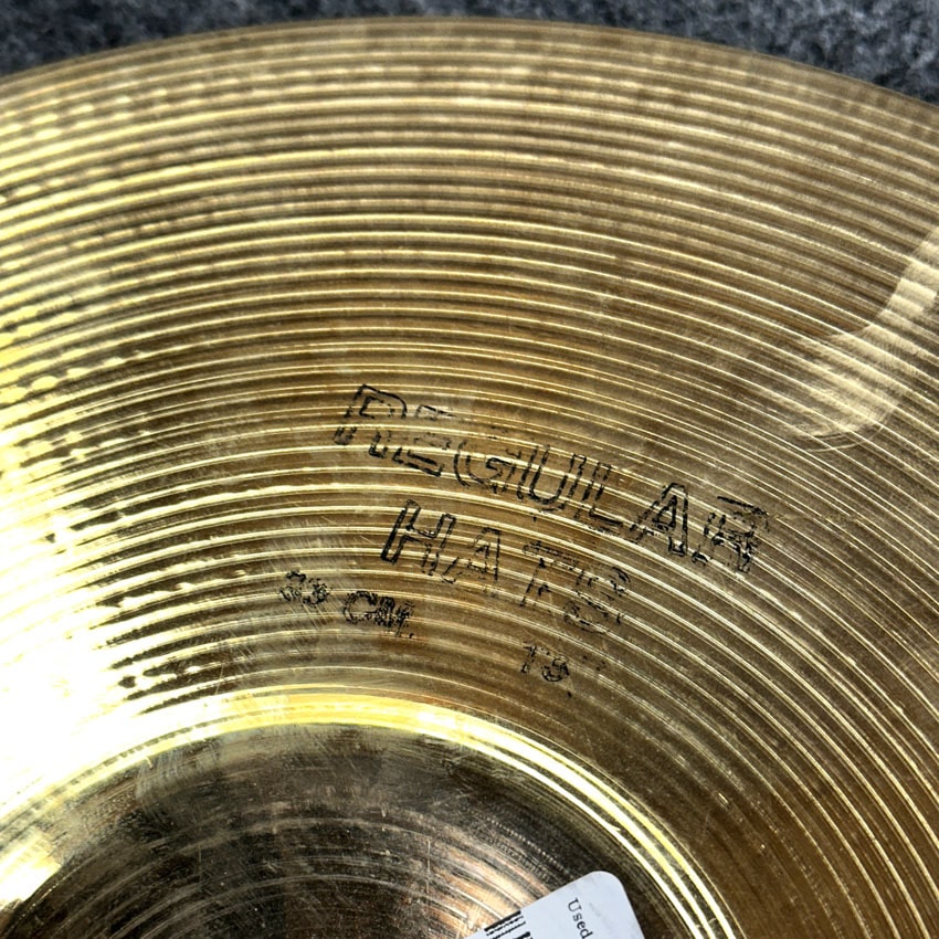 Used Sabian AA Regular Hi Hat Bottom Brilliant 13" - Good - Drum Center Of Portsmouth