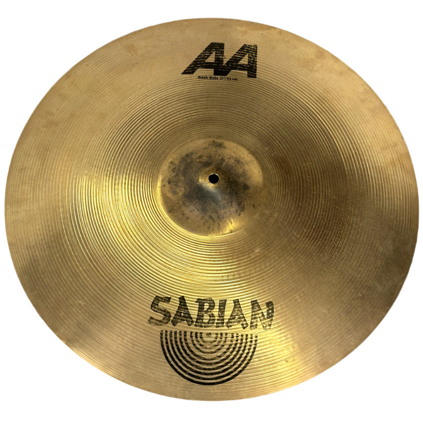 Used Sabian AA Bash Ride Cymbal 21" 2448 grams - Good - Drum Center Of Portsmouth