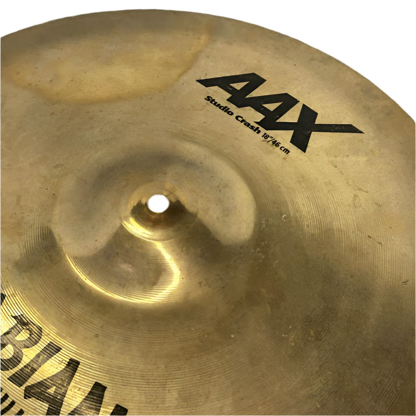 Used Sabian AAX Studio Crash Cymbal 18" - Good - Drum Center Of Portsmouth