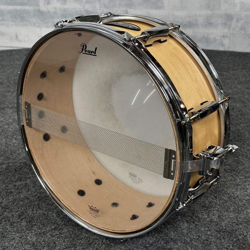 Used Pearl Modern Utility Maple Snare Drum 14x5.5 Natural - Very Good - Drum Center Of Portsmouth