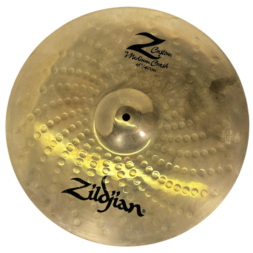 Used Zildjian Z Custom Medium Crash Cymbal 16" - Good - Drum Center Of Portsmouth