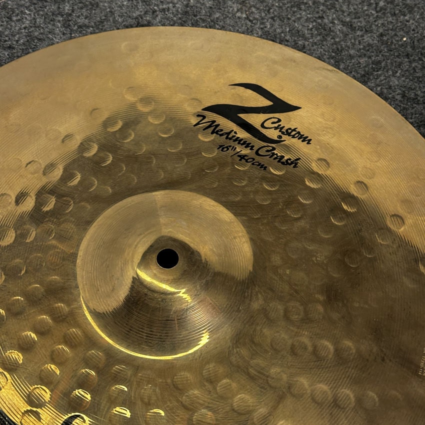 Used Zildjian Z Custom Medium Crash Cymbal 16" - Good - Drum Center Of Portsmouth
