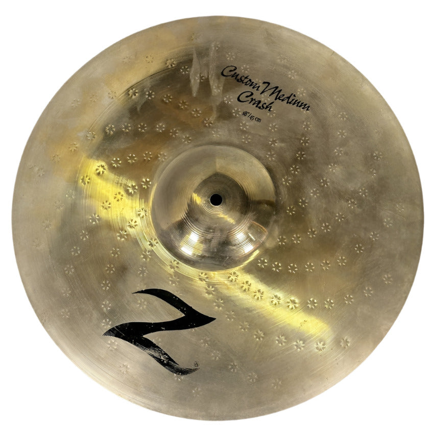Used Zildjian Z Custom Medium Crash Cymbal 18" - Good - Drum Center Of Portsmouth