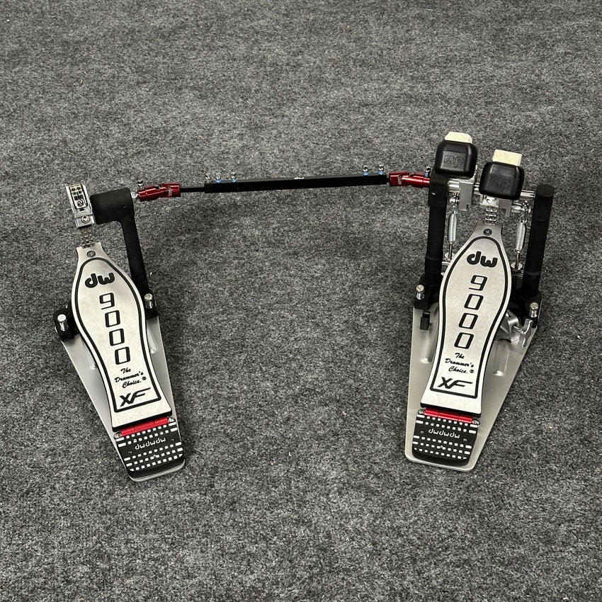 Used DW 9000XF Double Bass Drum Pedal - Very Good - Drum Center Of Portsmouth