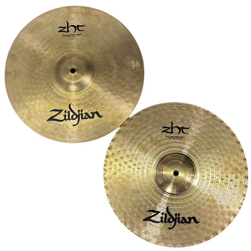 Used Zildjian ZHT Mastersound Hi Hat Cymbals 14" - Very Good - Drum Center Of Portsmouth