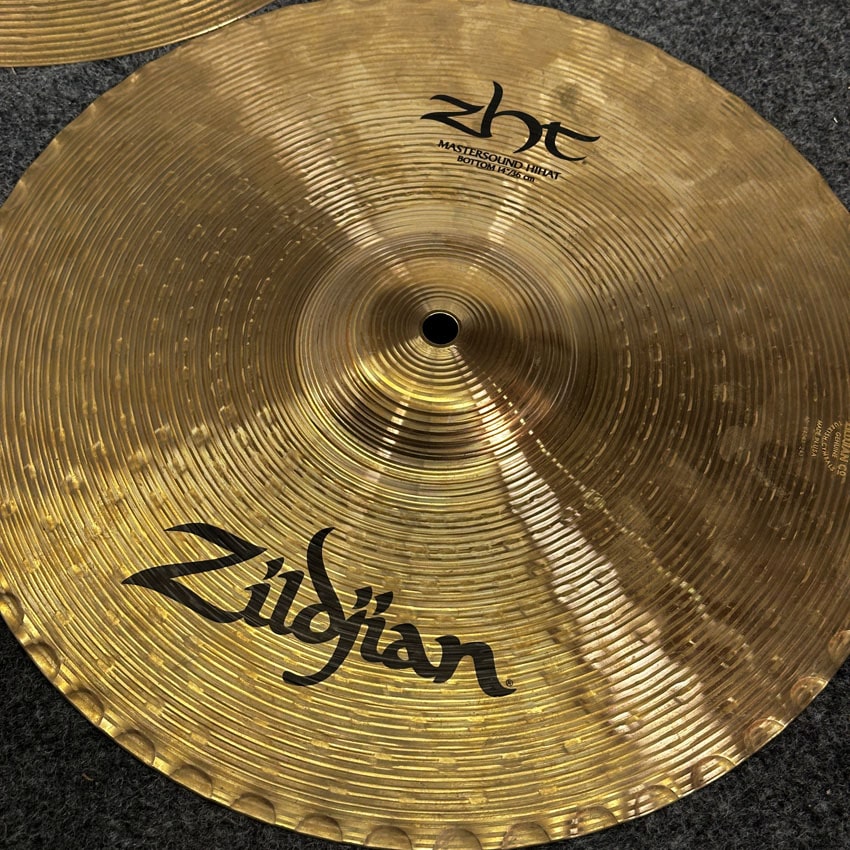 Used Zildjian ZHT Mastersound Hi Hat Cymbals 14" - Very Good - Drum Center Of Portsmouth