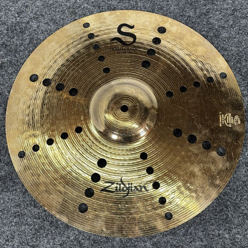 Used Zildjian S Trash Crash Cymbal 16" - Good - Drum Center Of Portsmouth