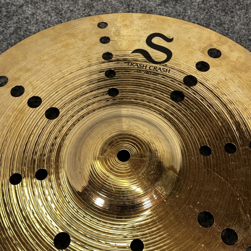 Used Zildjian S Trash Crash Cymbal 16" - Good - Drum Center Of Portsmouth