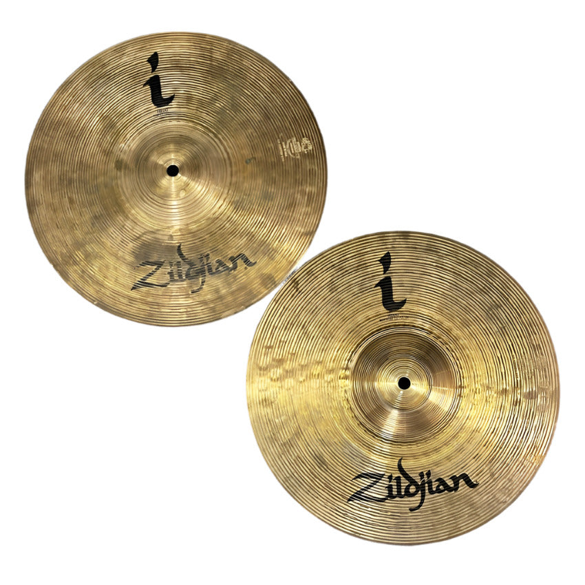 Used Zildjian I Family Hi Hat Cymbals 13" - Fair - Drum Center Of Portsmouth