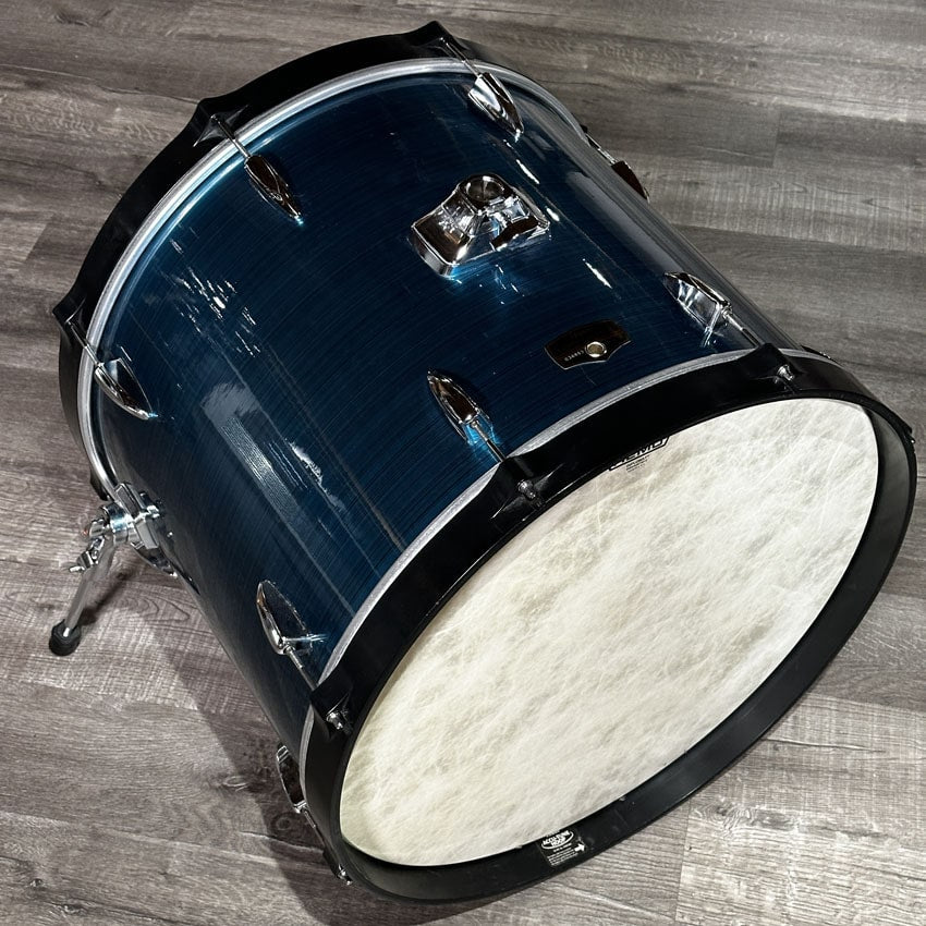 Used Tama Imperialstar 5pc Drum Set Hairline Blue - Good - Drum Center Of Portsmouth