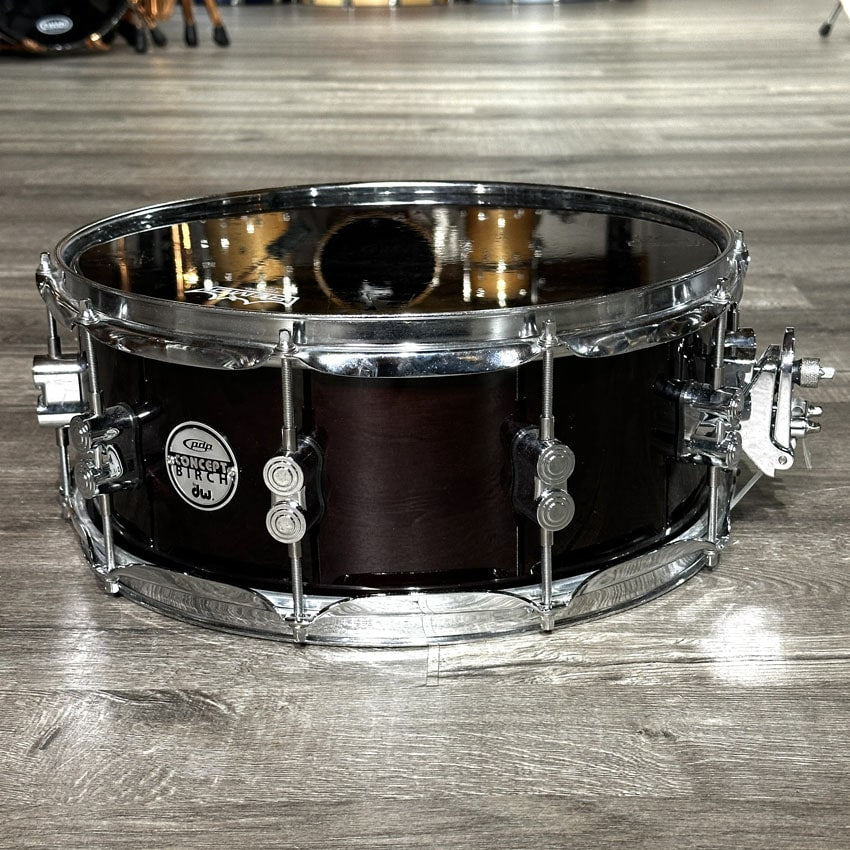 Used PDP Concept Birch 6p Drum Set Dark Brown Lacquer - Very Good - Drum Center Of Portsmouth