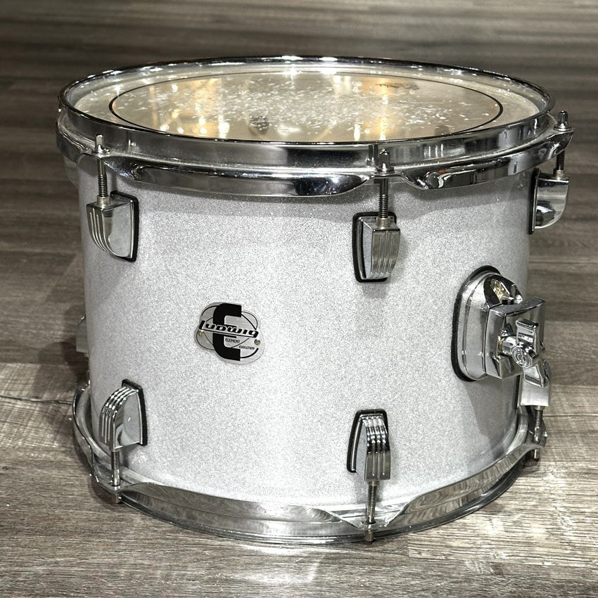Used Ludwig Element Evolution 6pc Drum Set White Sparkle - Good - Drum Center Of Portsmouth