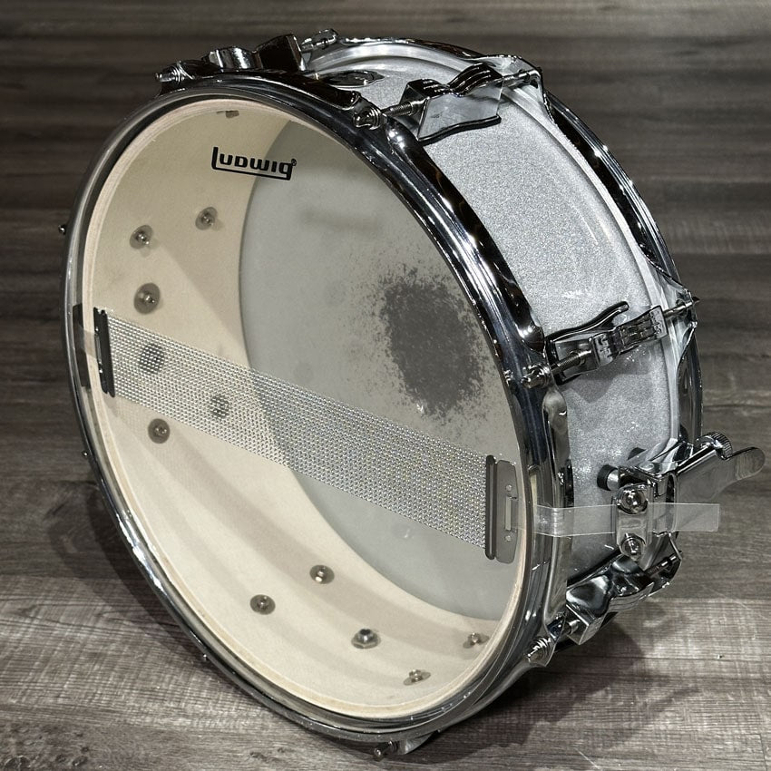 Used Ludwig Element Evolution 6pc Drum Set White Sparkle - Good - Drum Center Of Portsmouth