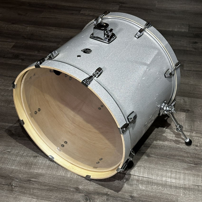 Used Ludwig Element Evolution 6pc Drum Set White Sparkle - Good - Drum Center Of Portsmouth