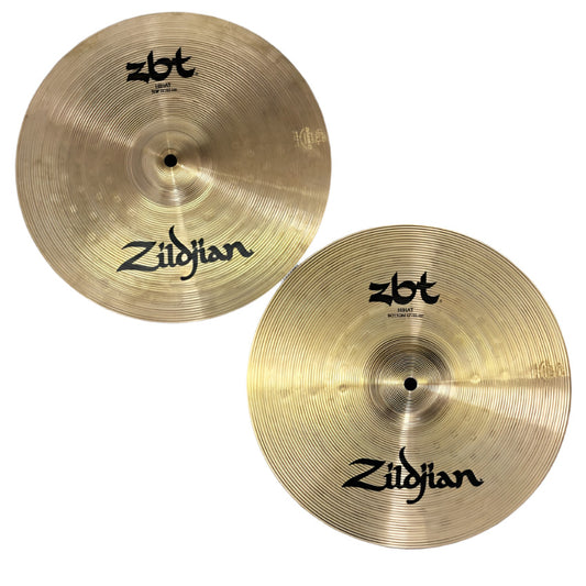 Used Zildjian ZBT Hi Hat Cymbals 13" - Good - Drum Center Of Portsmouth