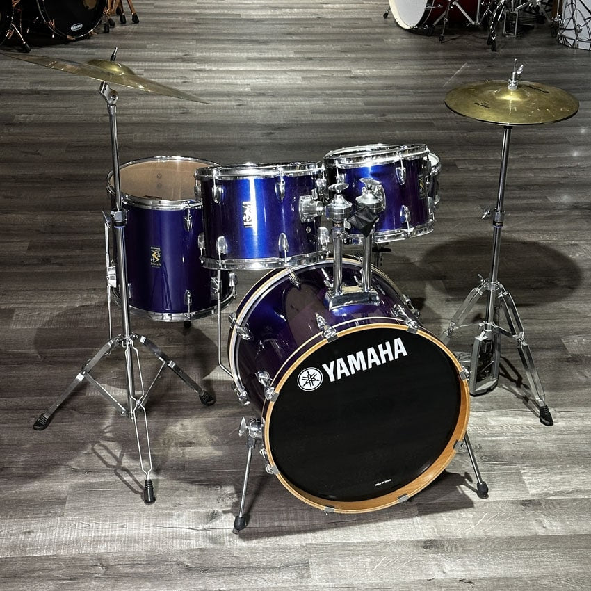 Used Yamaha Rydeen 5pc Drum Set w/Hardware & Zildjian Cymbals - Fair - Drum Center Of Portsmouth
