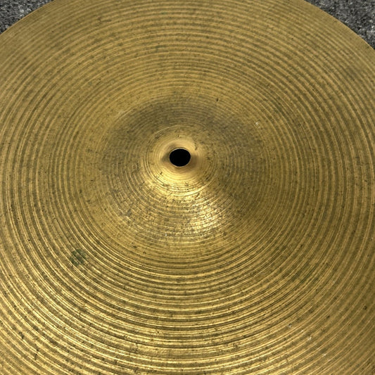 Used Vintage Zildjian New Beat Hi Hat Cymbals 14" 896/1146 grams - Good - Drum Center Of Portsmouth