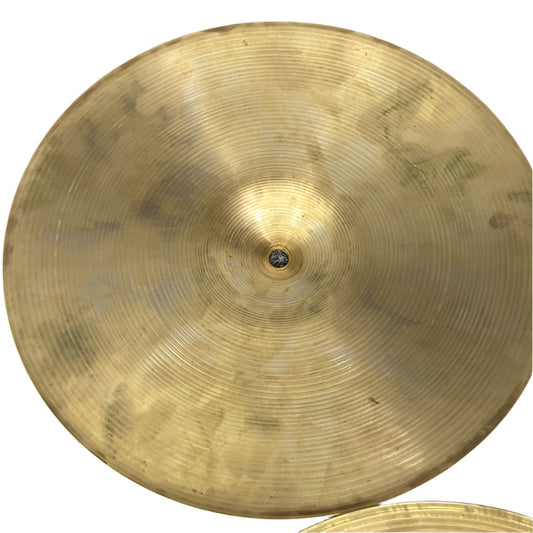 Used Vintage Zildjian New Beat Hi Hat Cymbals 14" 896/1146 grams - Good - Drum Center Of Portsmouth