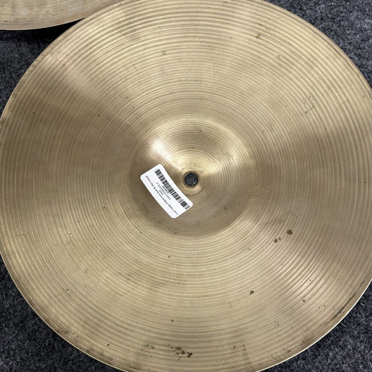 Used Vintage Zildjian New Beat Hi Hat Cymbals 14" 896/1146 grams - Good - Drum Center Of Portsmouth