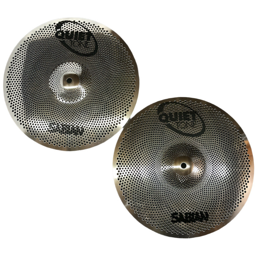 Used Sabian Quiet Tone Practice Hi Hat Cymbals 13" - Excellent - Drum Center Of Portsmouth