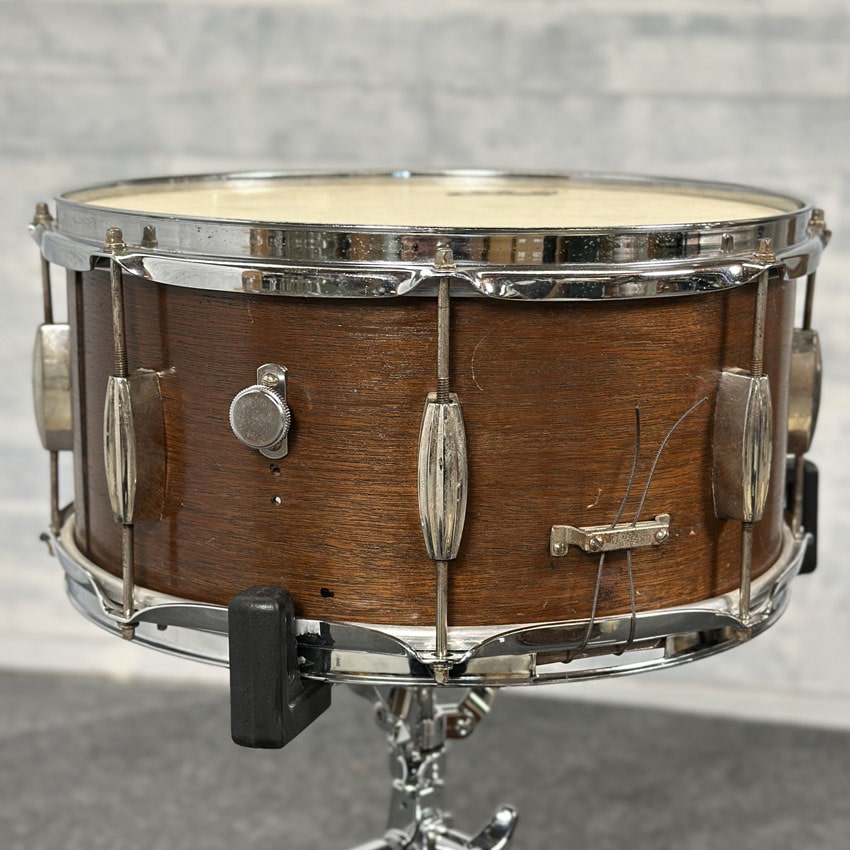 Used Vintage Slingerland Radio King Mahogany Snare Drum 14x7 - Fair - Drum Center Of Portsmouth