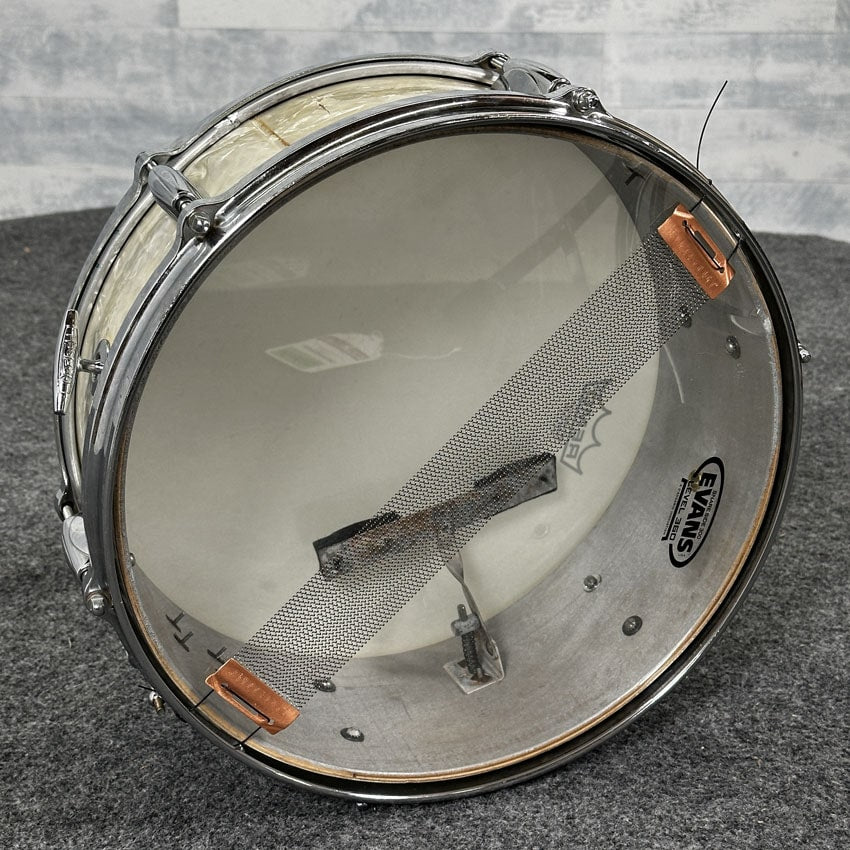 Used Vintage Gretsch Dixeland Model 4105 Snare Drum 14x5 WMP - Fair - Drum Center Of Portsmouth