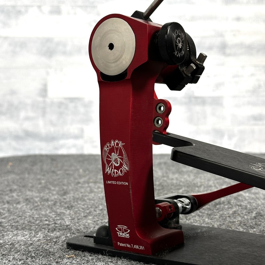 Used Trick Pro1-V Bigfoot Black Widow Bass Drum Pedal - Very Good - Drum Center Of Portsmouth