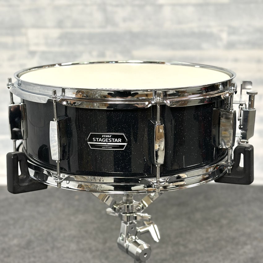 Used Tama Stagestar Snare Drum 14x5 Black Night Sparkle - Very Good - Drum Center Of Portsmouth