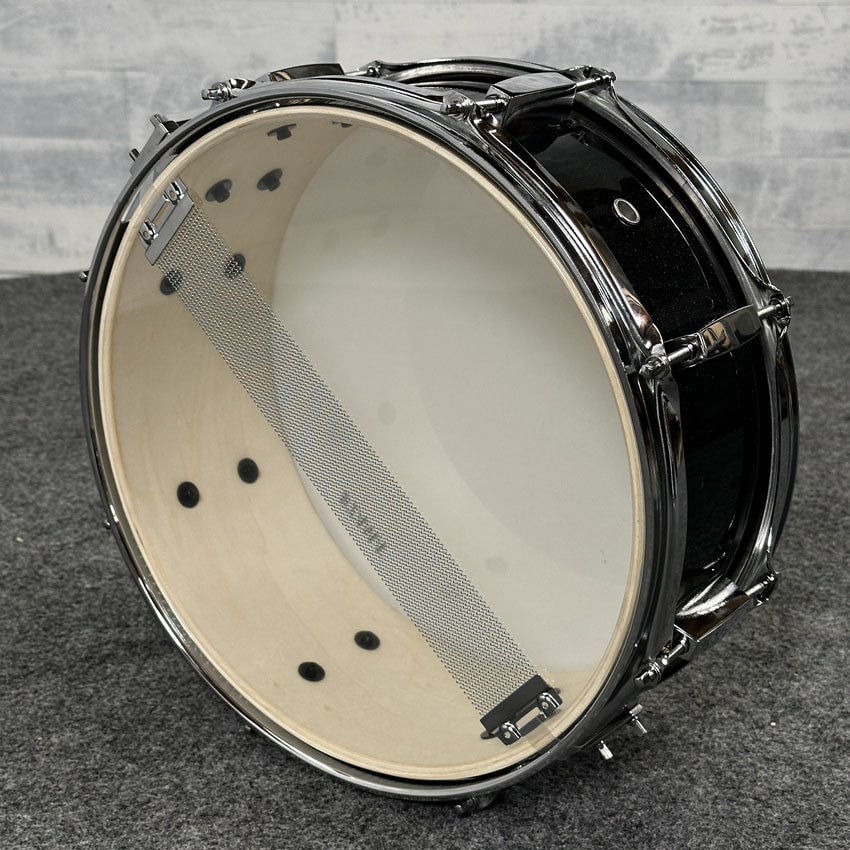 Used Tama Stagestar Snare Drum 14x5 Black Night Sparkle - Very Good - Drum Center Of Portsmouth
