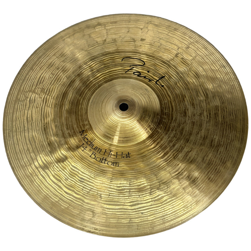 Used Paiste Signature Medium Hi Hat Bottom Cymbal 14" - Good - Drum Center Of Portsmouth