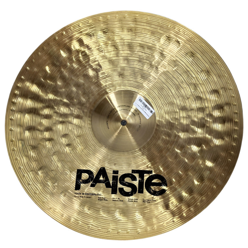 Used Paiste Signature Dry Ride Cymbal 20" 2470 grams - Very Good - Drum Center Of Portsmouth