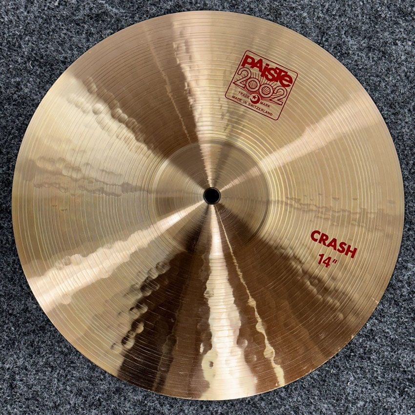 Used Paiste 2002 Crash Cymbal 14" - Very Good - Drum Center Of Portsmouth