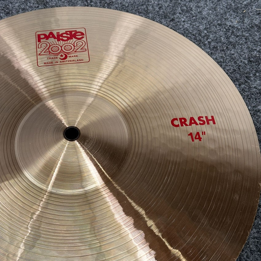 Used Paiste 2002 Crash Cymbal 14" - Very Good - Drum Center Of Portsmouth