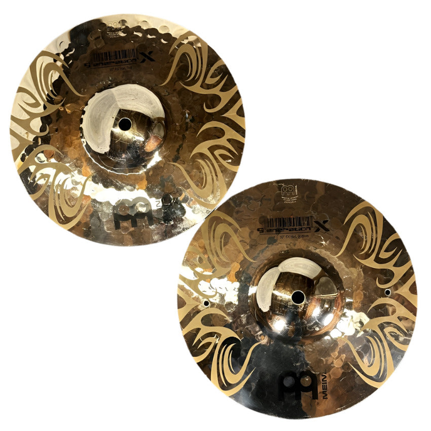Used Meinl Generation X Hi Hat FX Cymbals 10" - Excellent - Drum Center Of Portsmouth
