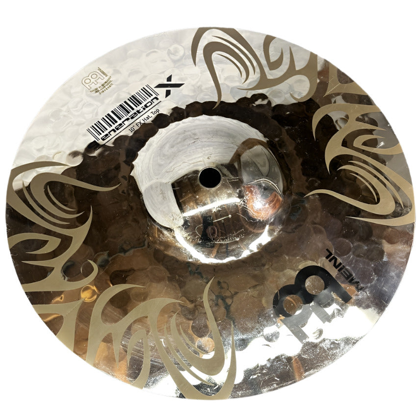 Used Meinl Generation X Hi Hat FX Cymbals 10" - Excellent - Drum Center Of Portsmouth