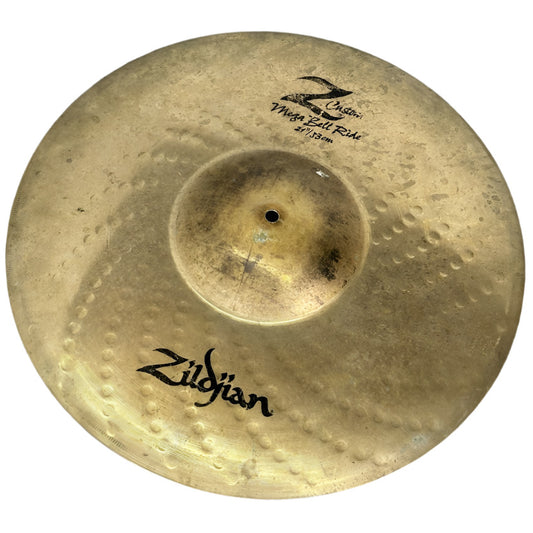 Used Zildjian Z Custom Mega Bell Ride Cymbal 21" - Good - Drum Center Of Portsmouth