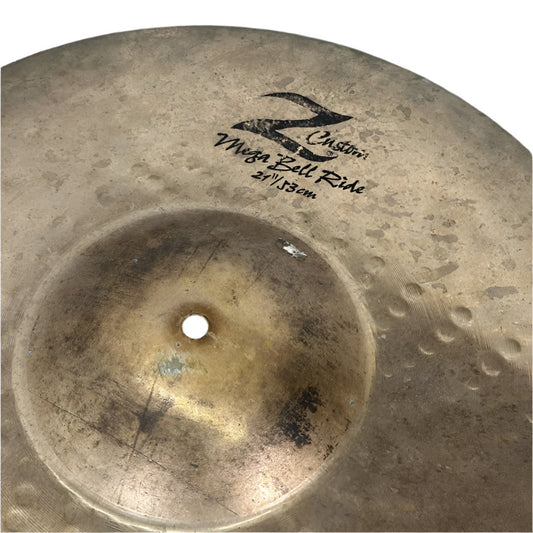 Used Zildjian Z Custom Mega Bell Ride Cymbal 21" - Good - Drum Center Of Portsmouth