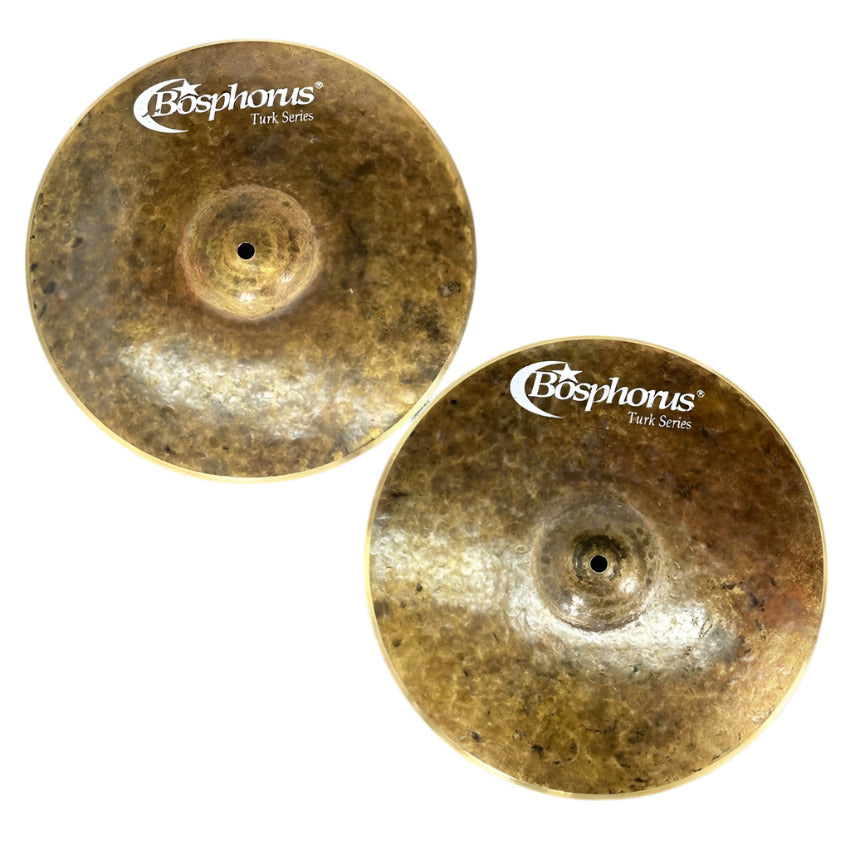 Used Bosphorus Turk Dark Hi Hat Cymbals 14" 910/1076 grams - Drum Center Of Portsmouth
