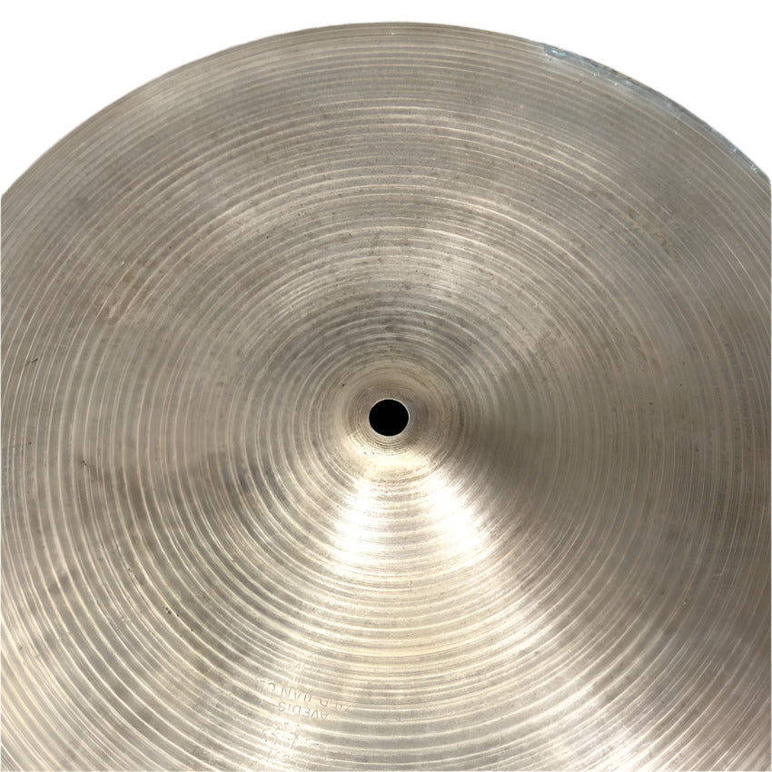 Used Vintage Zildjian New Beat Hi Hat Cymbals 14" w/Rivets 886/906 grams - Fair - Drum Center Of Portsmouth