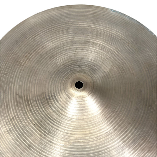 Used Vintage Zildjian New Beat Hi Hat Cymbals 14" w/Rivets 886/906 grams - Fair - Drum Center Of Portsmouth