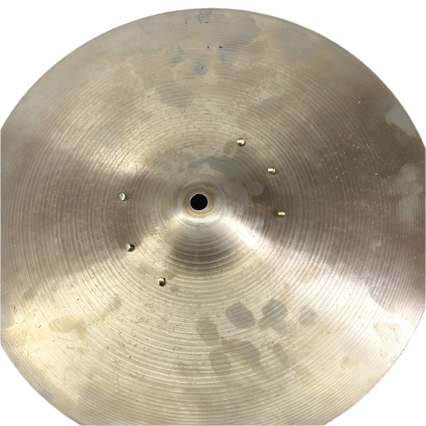 Used Vintage Zildjian New Beat Hi Hat Cymbals 14" w/Rivets 886/906 grams - Fair - Drum Center Of Portsmouth