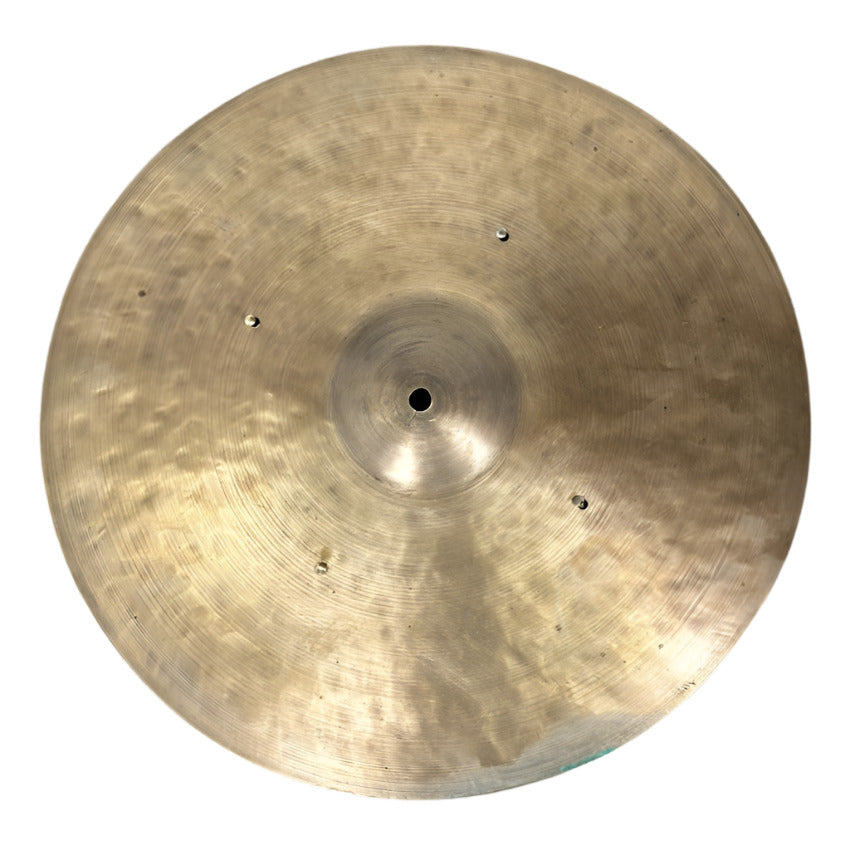 Used Vintage Zildjian K Istanbul Cymbal 15" w/Rivets (Bell Crack) - Fair - Drum Center Of Portsmouth