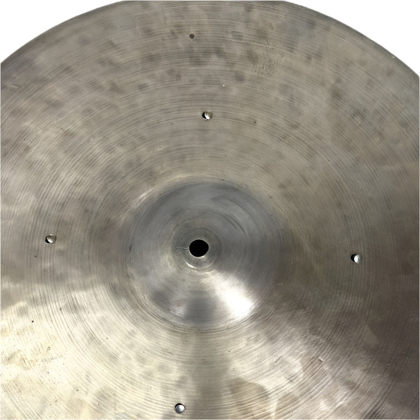 Used Vintage Zildjian K Istanbul Cymbal 15" w/Rivets (Bell Crack) - Fair - Drum Center Of Portsmouth